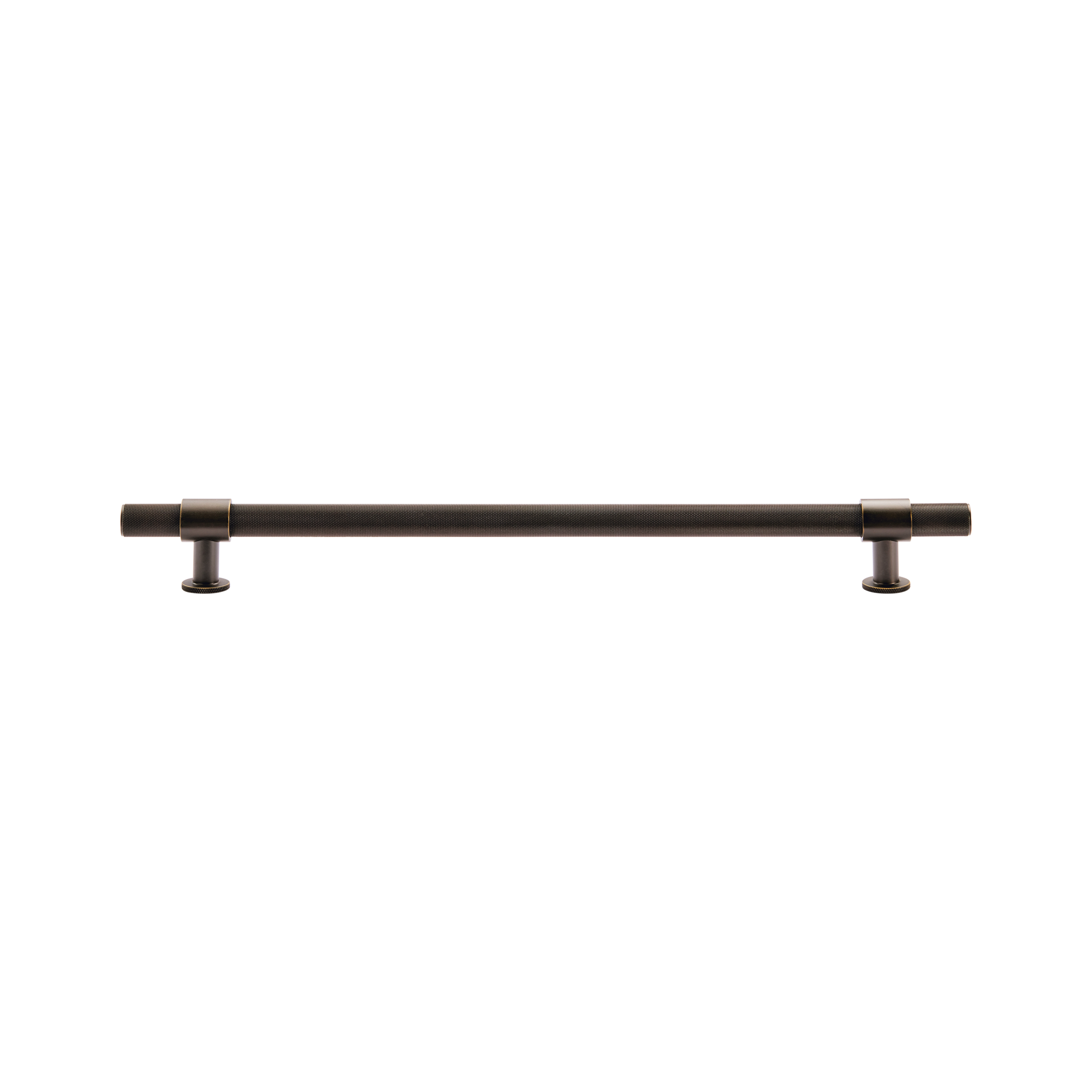 Momo Belgravia Knurled Solid Brass Door Pull Handle In Dark Bronze (1)