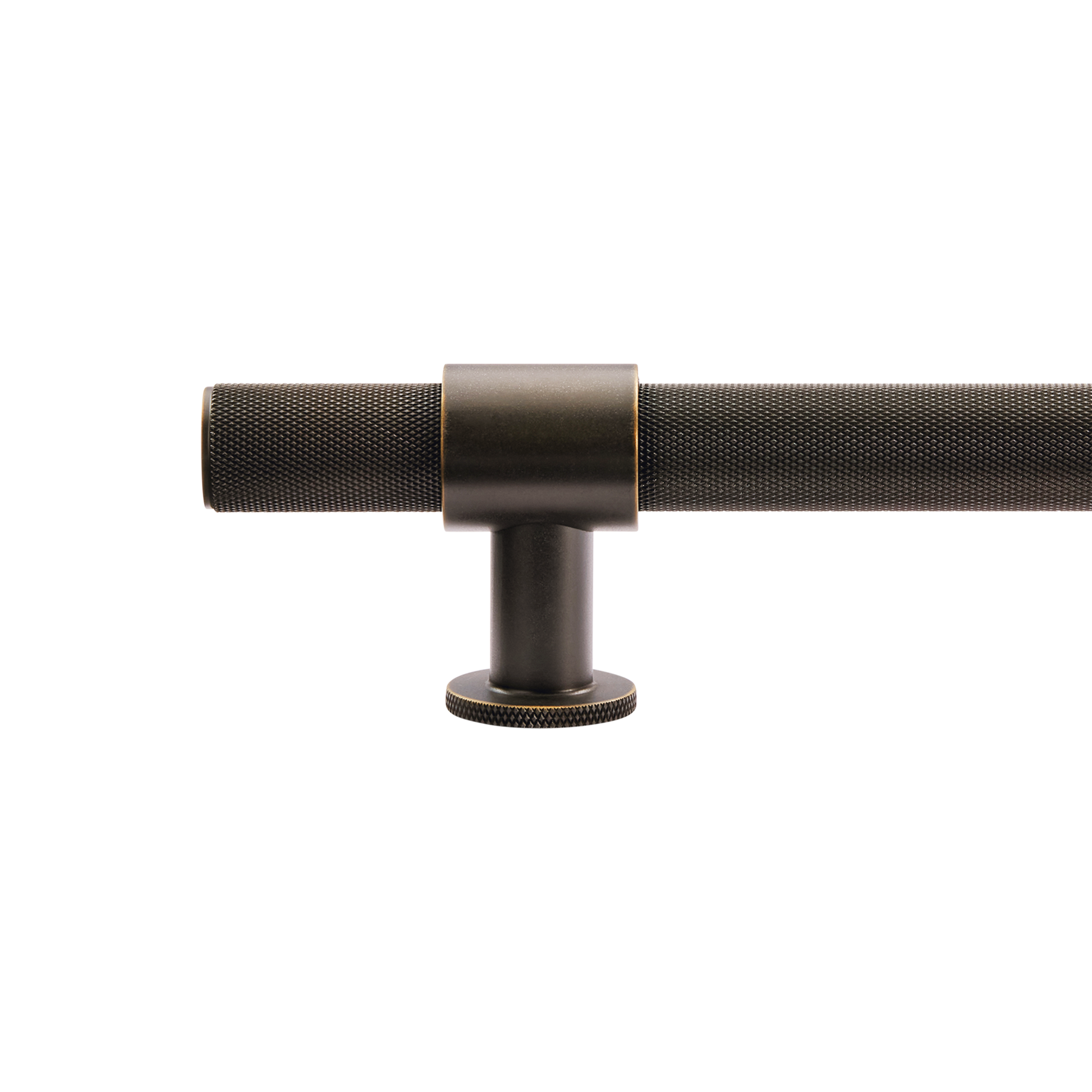 Momo Belgravia Knurled Solid Brass Door Pull Handle In Dark Bronze (2)