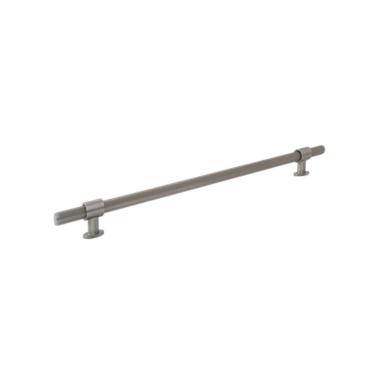 Momo Belgravia Knurled Appliance Pull Solid Brass 416mm in Dull Brushed Nickel