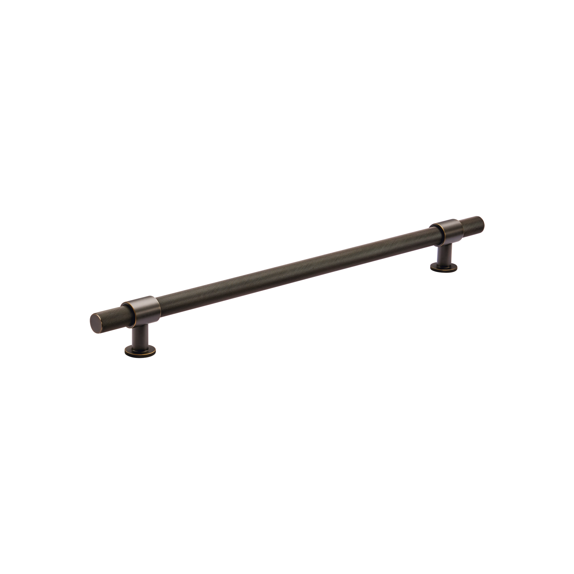 Momo Belgravia Knurled Appliance Pull Solid Brass 416mm in Dark Bronze