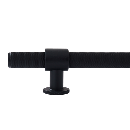 Momo Belgravia Knurled Appliance Pull Solid Brass 416mm in Matt Black (2)