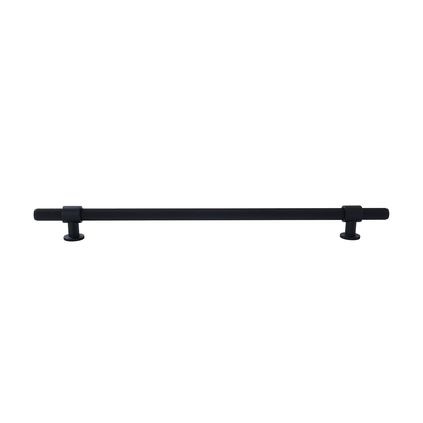 Momo Belgravia Knurled Appliance Pull Solid Brass 416mm in Matt Black (1)