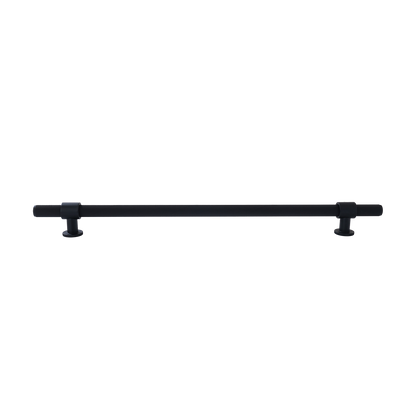 Momo Belgravia Knurled Appliance Pull Solid Brass 416mm in Matt Black (1)