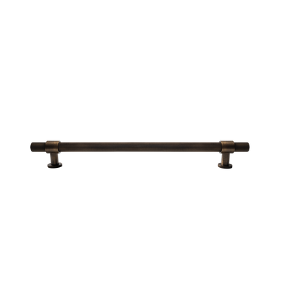 Momo Belgravia Knurled Solid Brass Entrance Pull Handle In Bronze (1)