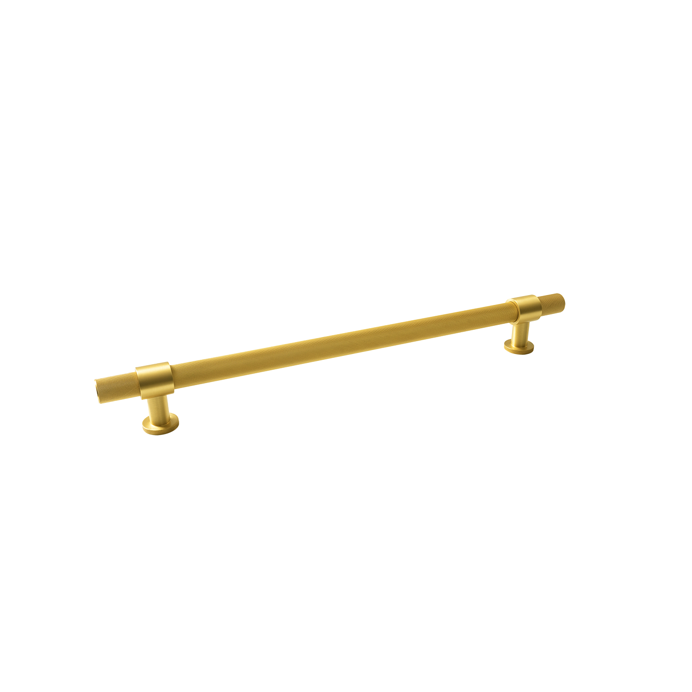 Momo Belgravia Knurled Solid Brass Entrance Pull Handle In Brushed Satin Brass