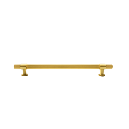 Momo Belgravia Knurled Solid Brass Entrance Pull Handle In Brushed Satin Brass (1)