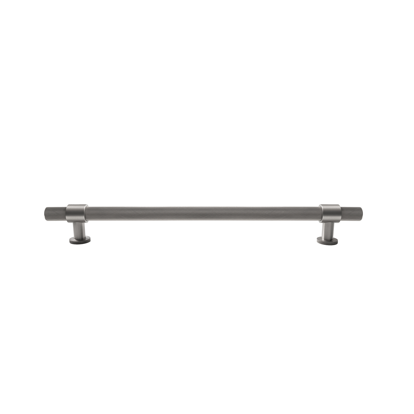 Momo Belgravia Knurled Solid Brass Entrance Pull Handle In Dull Brushed Nickel (1)