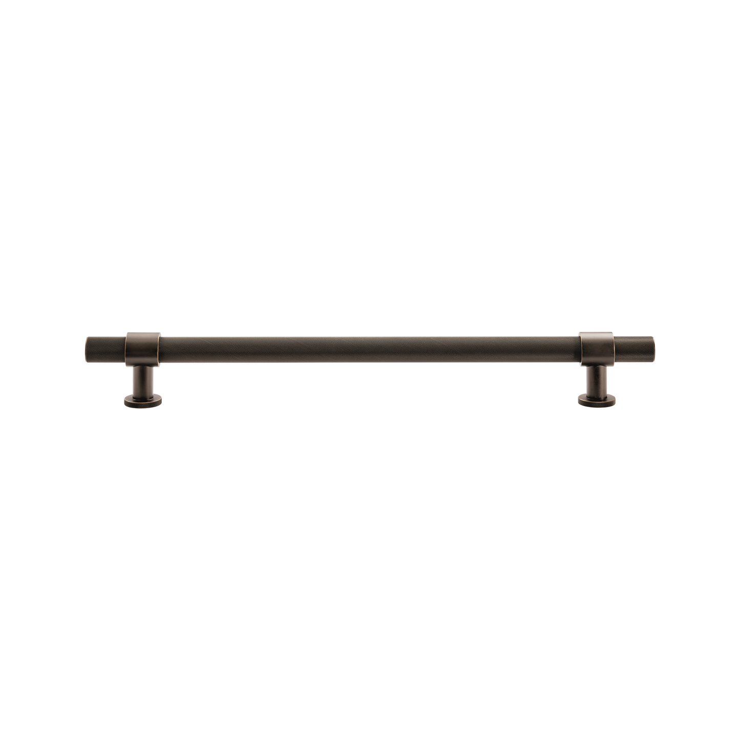 Momo Belgravia Knurled Solid Brass Entrance Pull Handle In Dark Bronze (1)