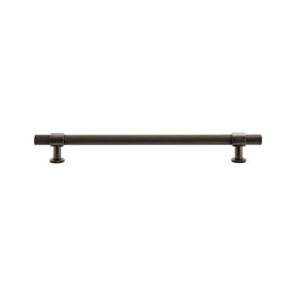 Momo Belgravia Knurled Solid Brass Entrance Pull Handle In Dark Bronze (1)