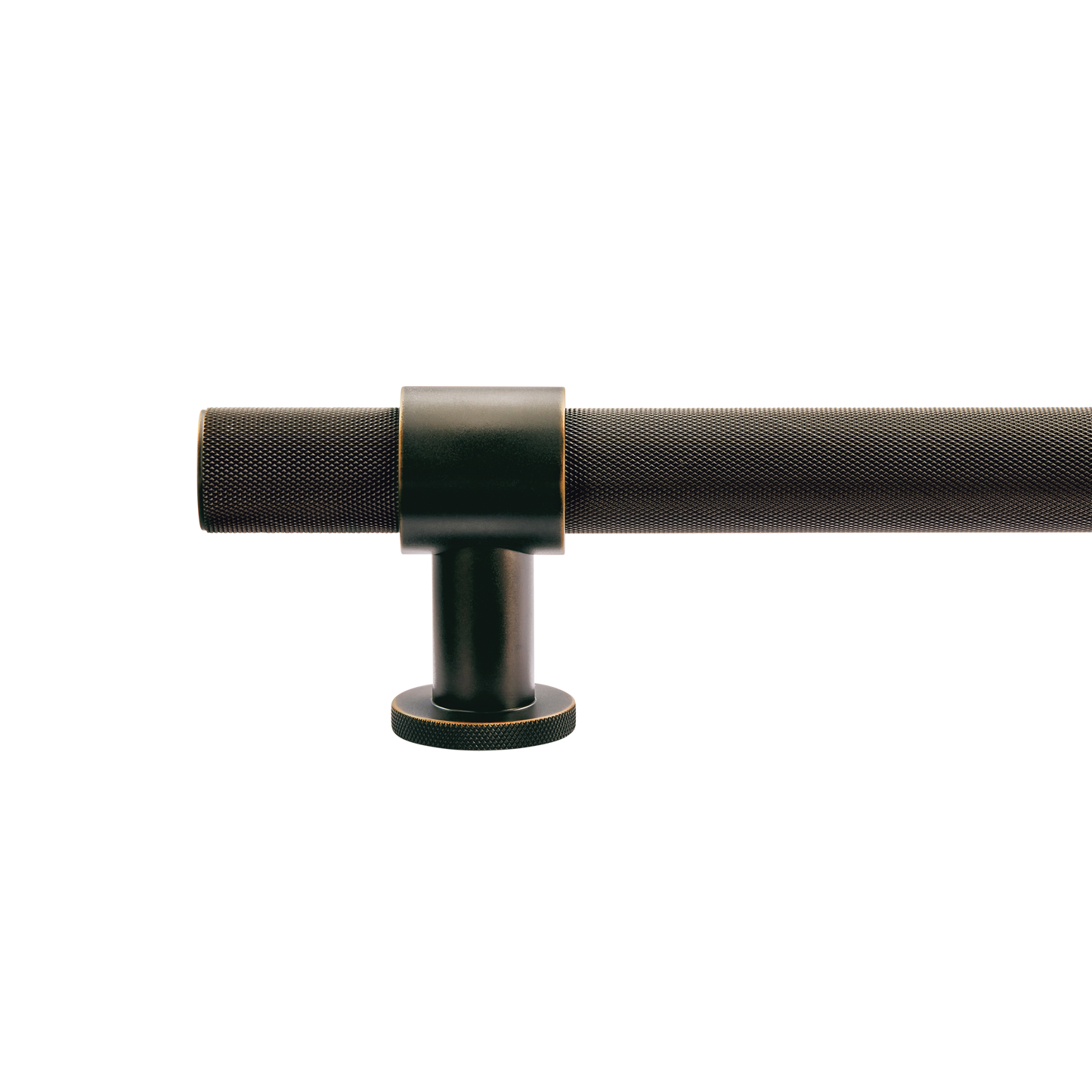 Momo Belgravia Knurled Solid Brass Entrance Pull Handle In Dark Bronze (2)
