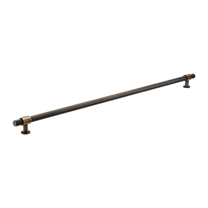 Momo Belgravia Knurled Bar Pull Solid Brass 800mm in Bronze