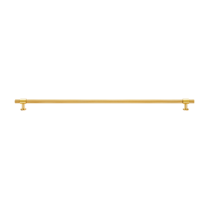 Momo Belgravia Knurled Bar Pull Solid Brass 800mm in Brushed Satin Brass (1)
