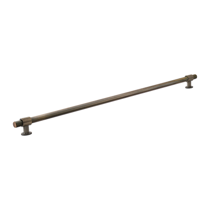 Momo Belgravia Knurled Bar Pull Solid Brass 800mm in Dark Brushed Brass