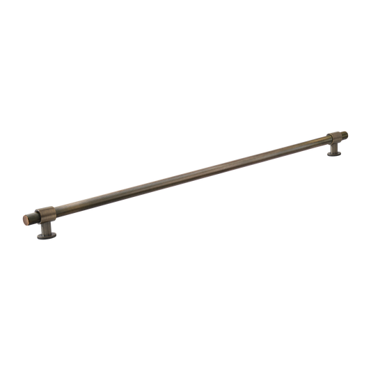 Momo Belgravia Knurled Bar Pull Solid Brass 800mm in Dark Brushed Brass