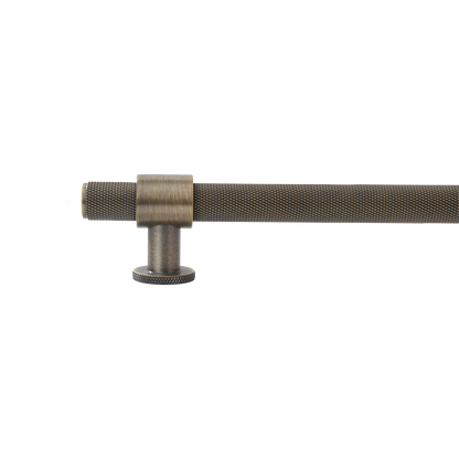 Momo Belgravia Knurled Bar Pull Solid Brass 800mm in Dark Brushed Brass (2)