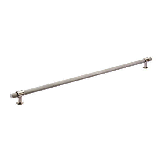 Momo Belgravia Knurled Bar Pull Solid Brass 800mm in Dull Brushed Nickel