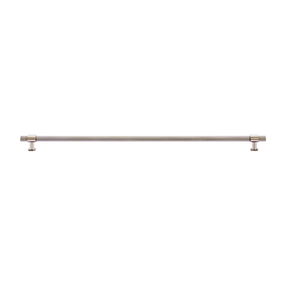 Momo Belgravia Knurled Bar Pull Solid Brass 800mm in Dull Brushed Nickel (1)