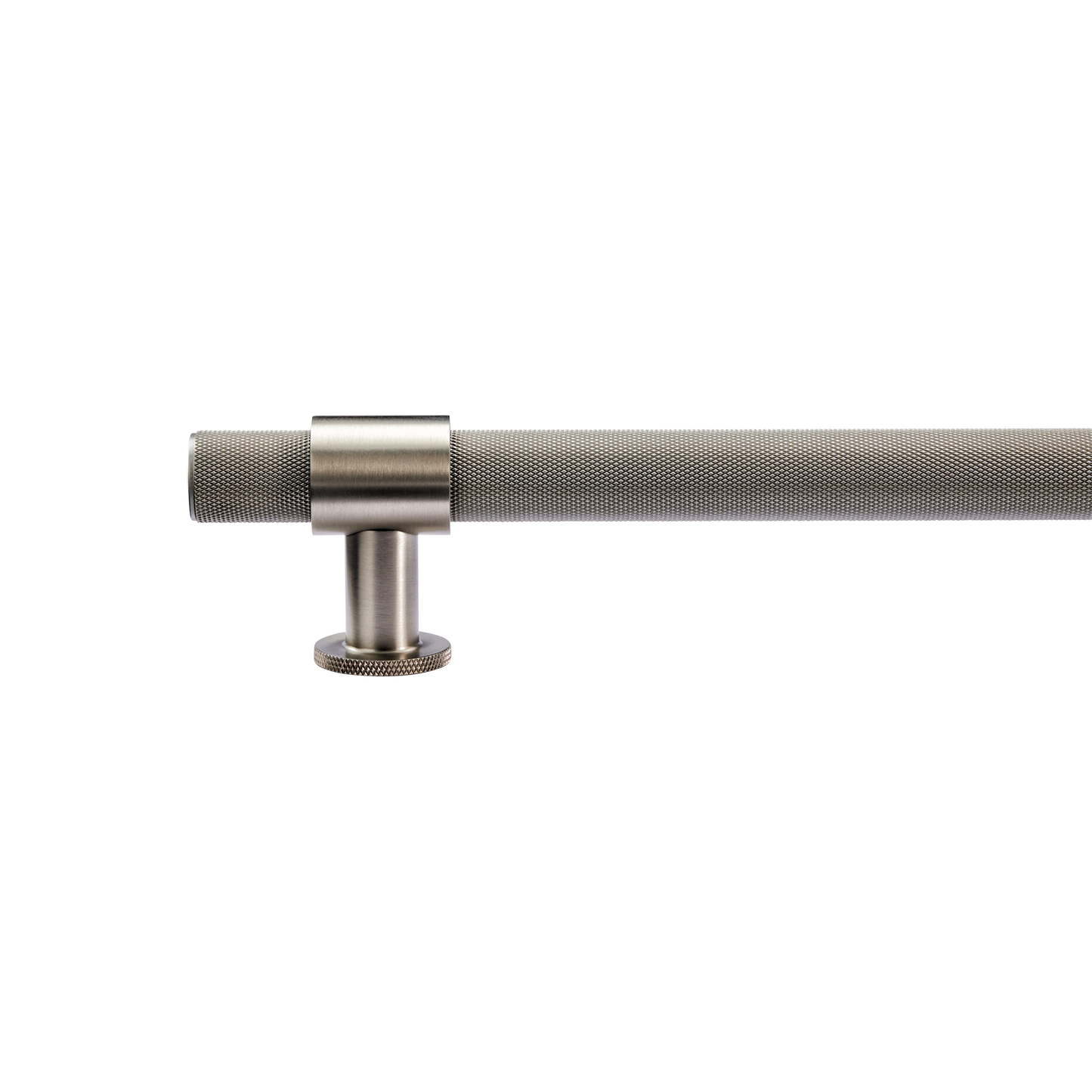 Momo Belgravia Knurled Bar Pull Solid Brass 800mm in Dull Brushed Nickel (2)
