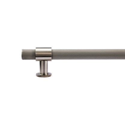 Momo Belgravia Knurled Bar Pull Solid Brass 800mm in Dull Brushed Nickel (2)
