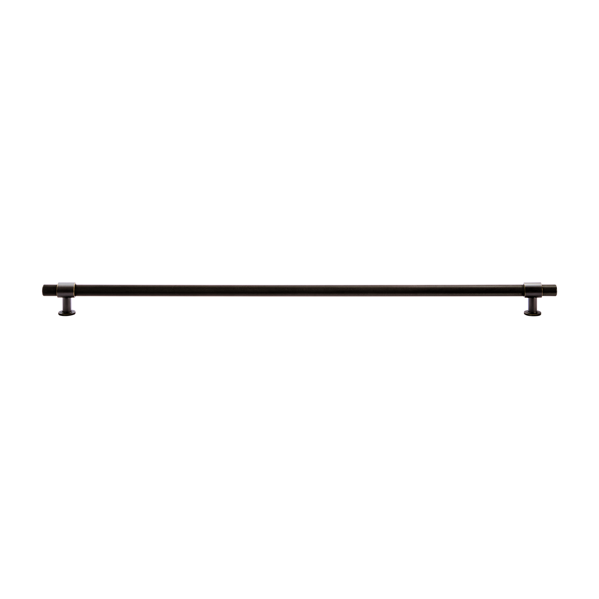 Momo Belgravia Knurled Bar Pull Solid Brass 800mm in Dark Bronze (1)