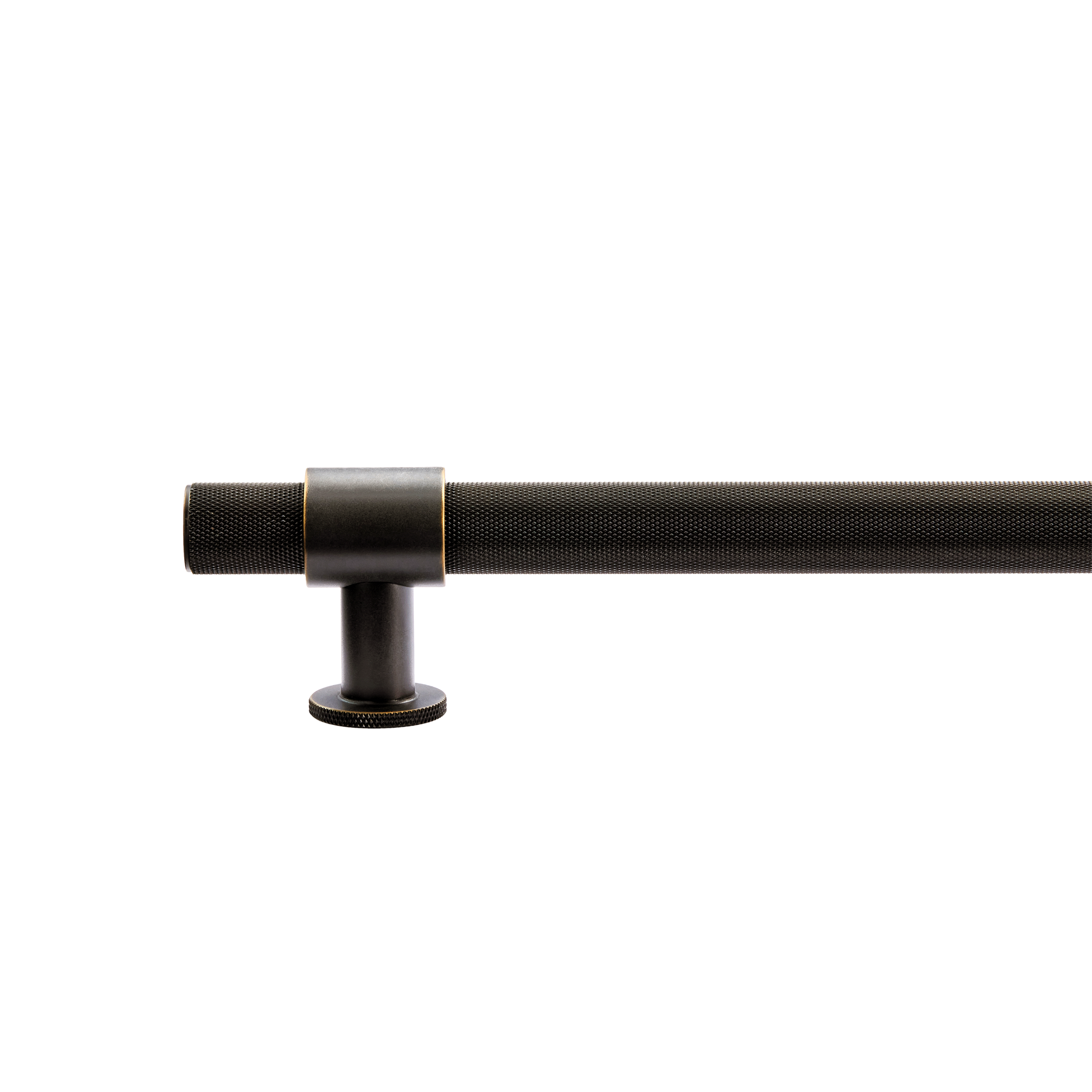Momo Belgravia Knurled Bar Pull Solid Brass 800mm in Dark Bronze (2)