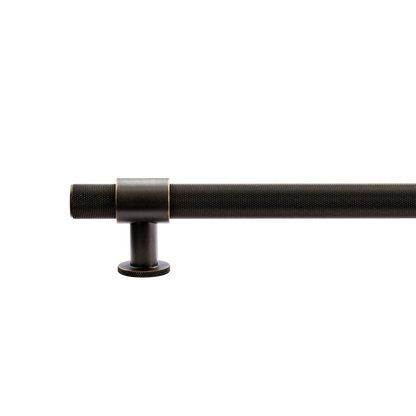 Momo Belgravia Knurled Bar Pull Solid Brass 800mm in Dark Bronze (2)
