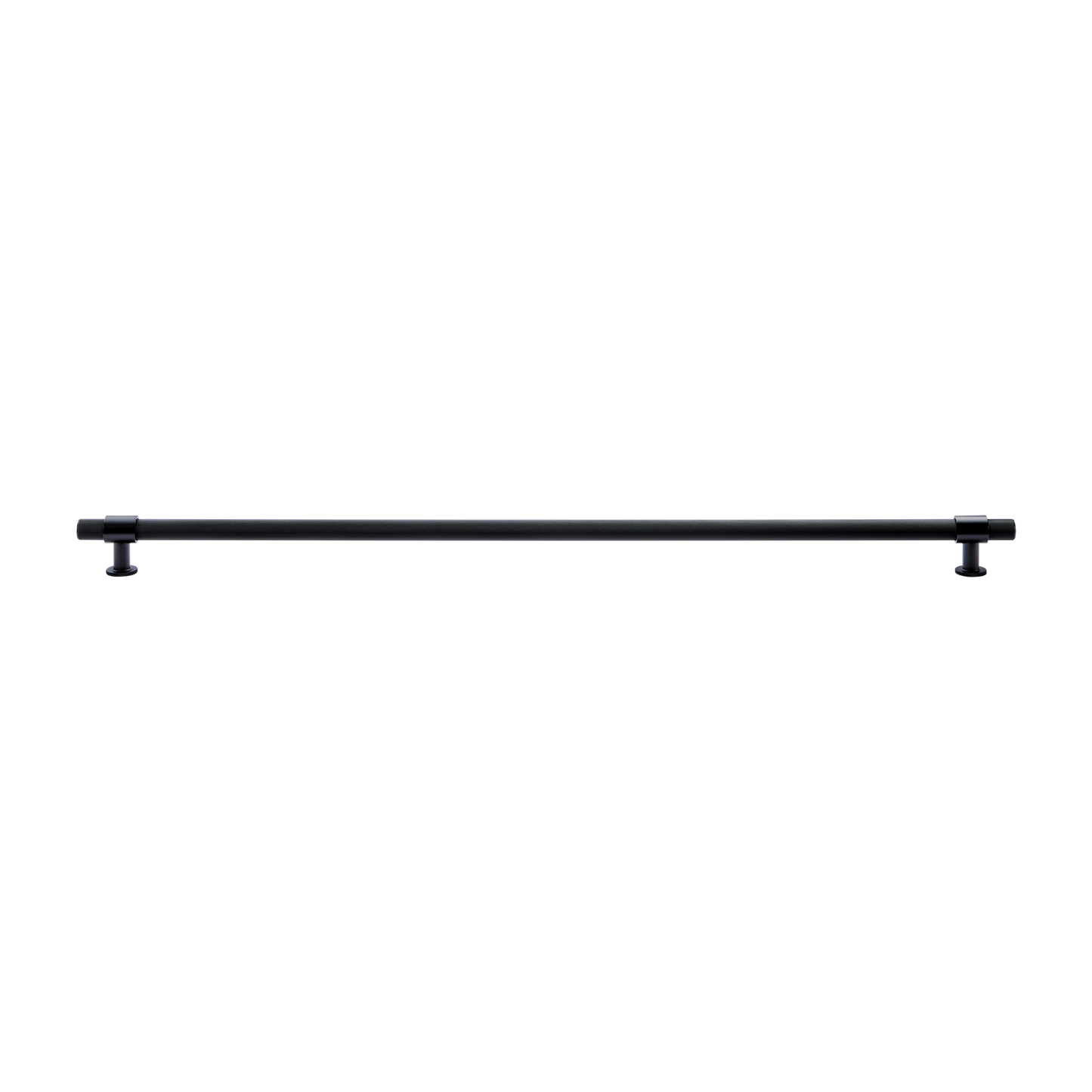 Momo Belgravia Knurled Bar Pull Solid Brass 800mm in Matt Black (1)