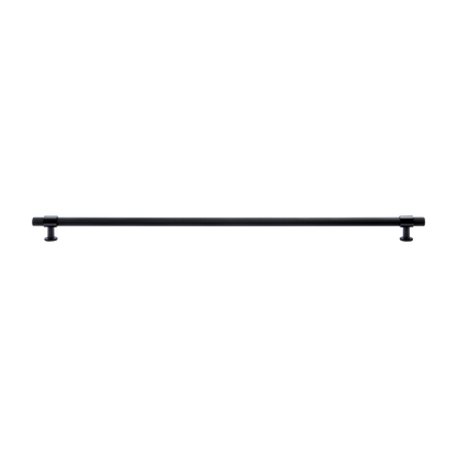 Momo Belgravia Knurled Bar Pull Solid Brass 800mm in Matt Black (1)