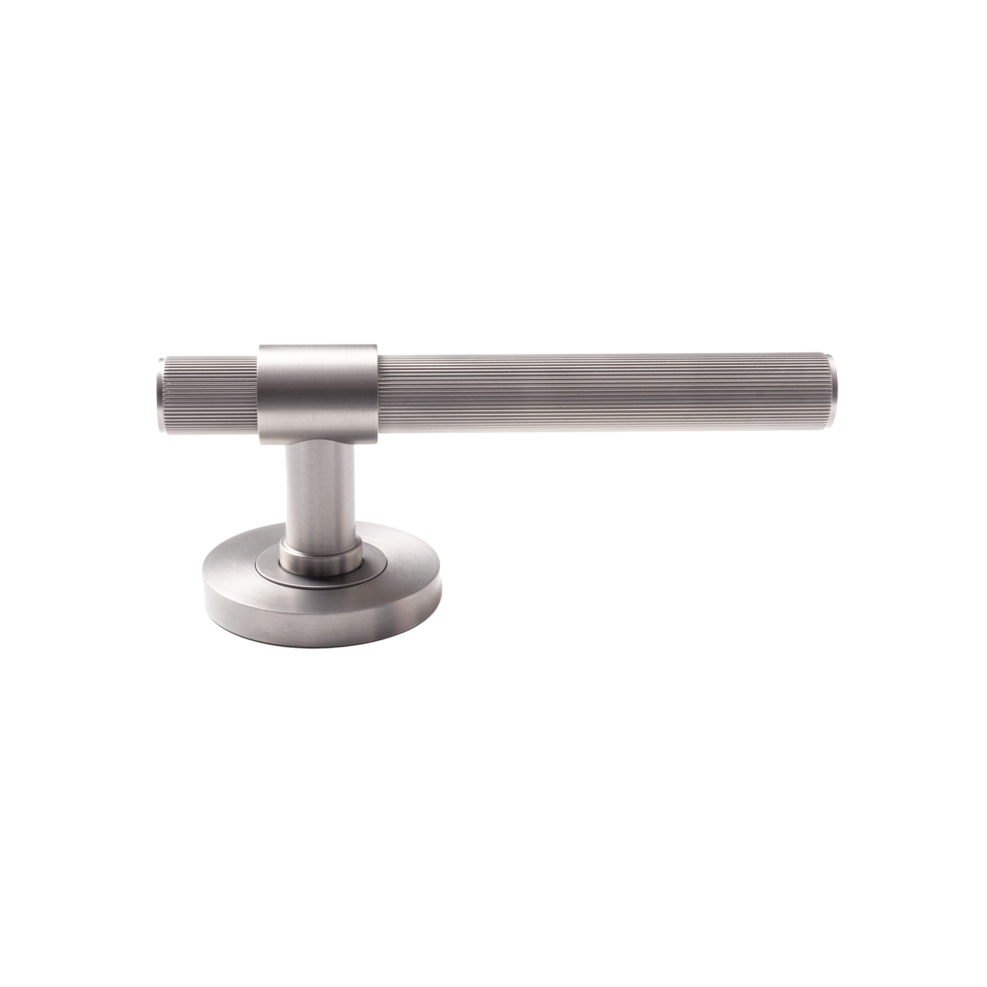 Momo Belgravia Solid Brass Lined Mortice Lock Passage Lever Set In Dull Brushed Nickel (2)