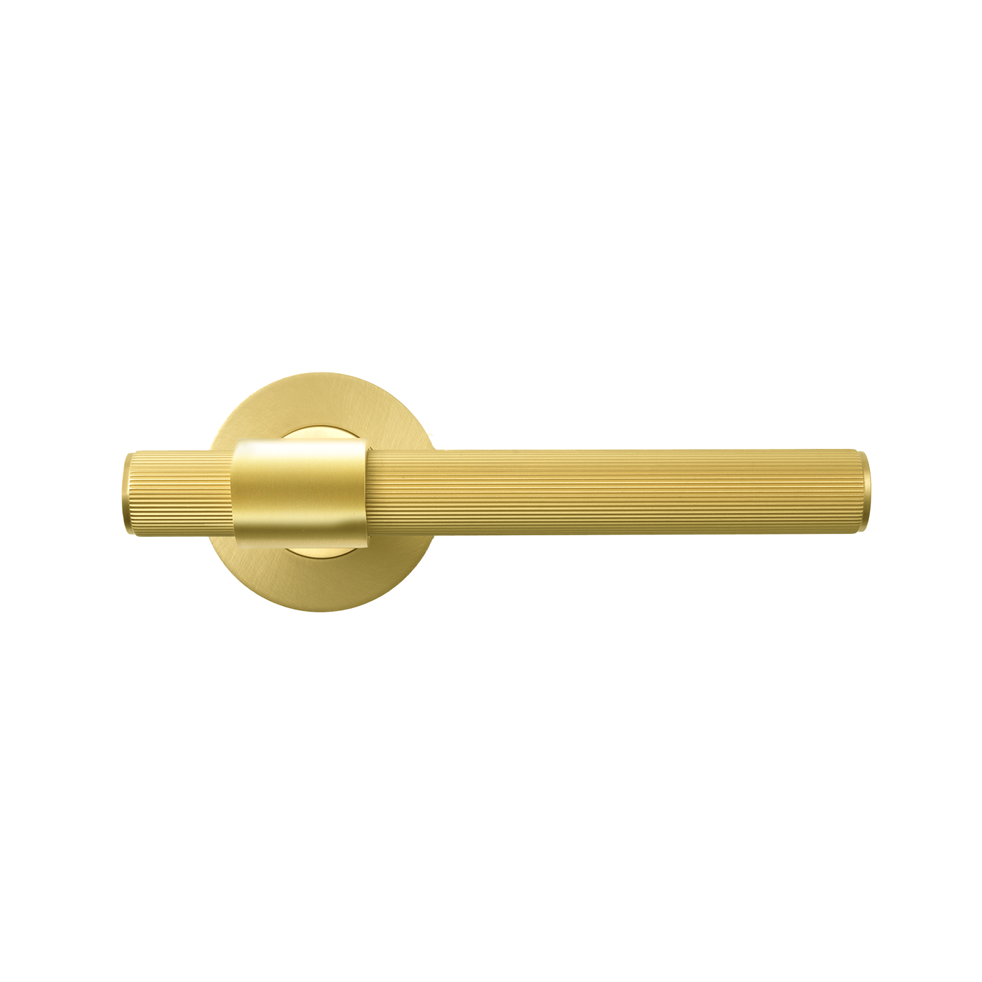Momo Belgravia Solid Brass Lined Lever Handle Set In Brushed Satin Brass