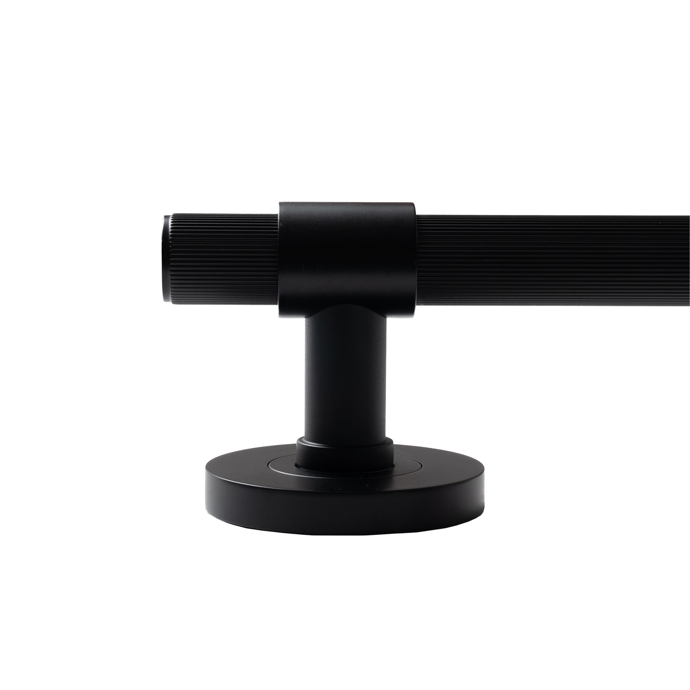 Momo Belgravia Solid Brass Lined Lever Handle Set In Matt Black (3)