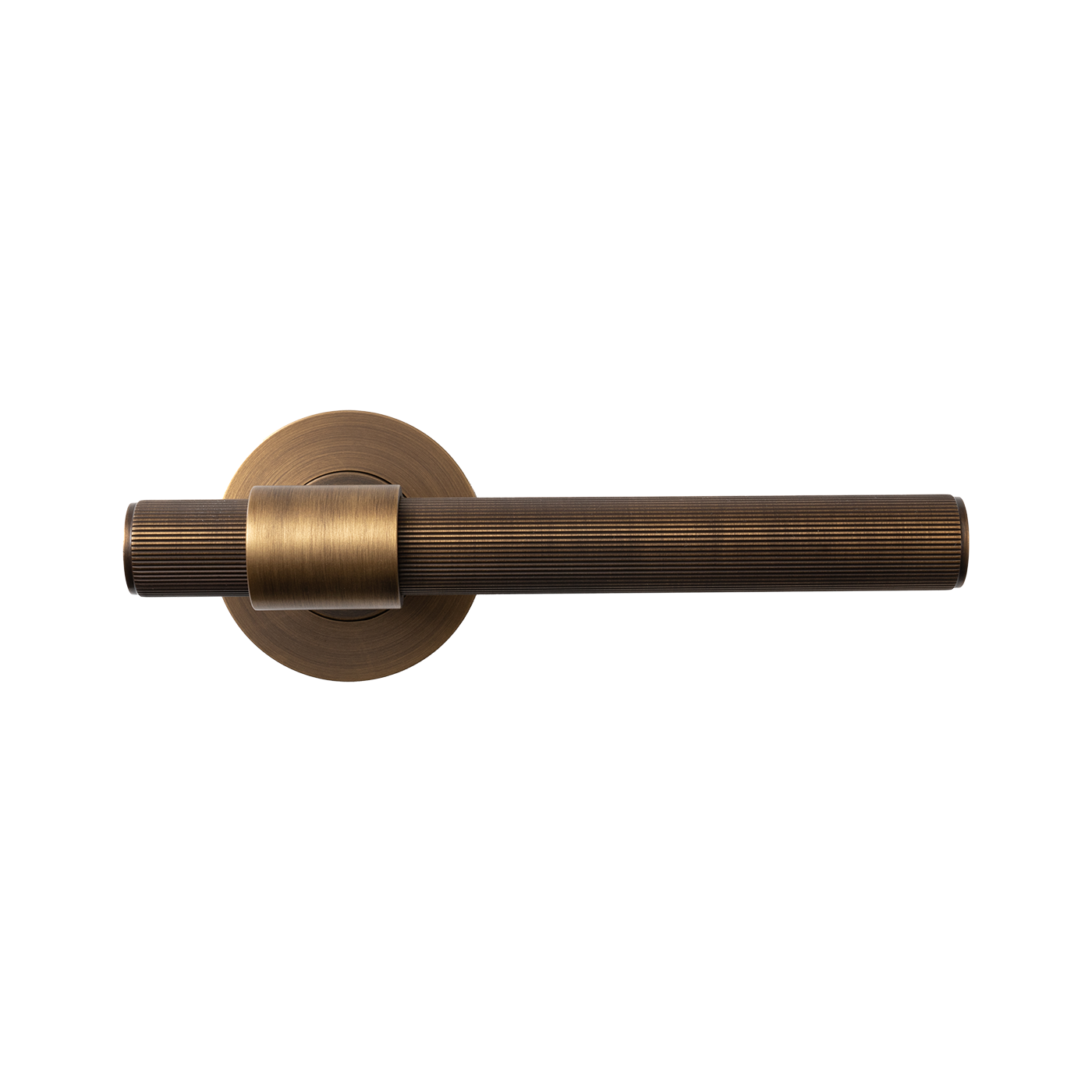 Momo Belgravia Solid Brass Lined Mortice Lock Passage Lever Set In Bronze (1)