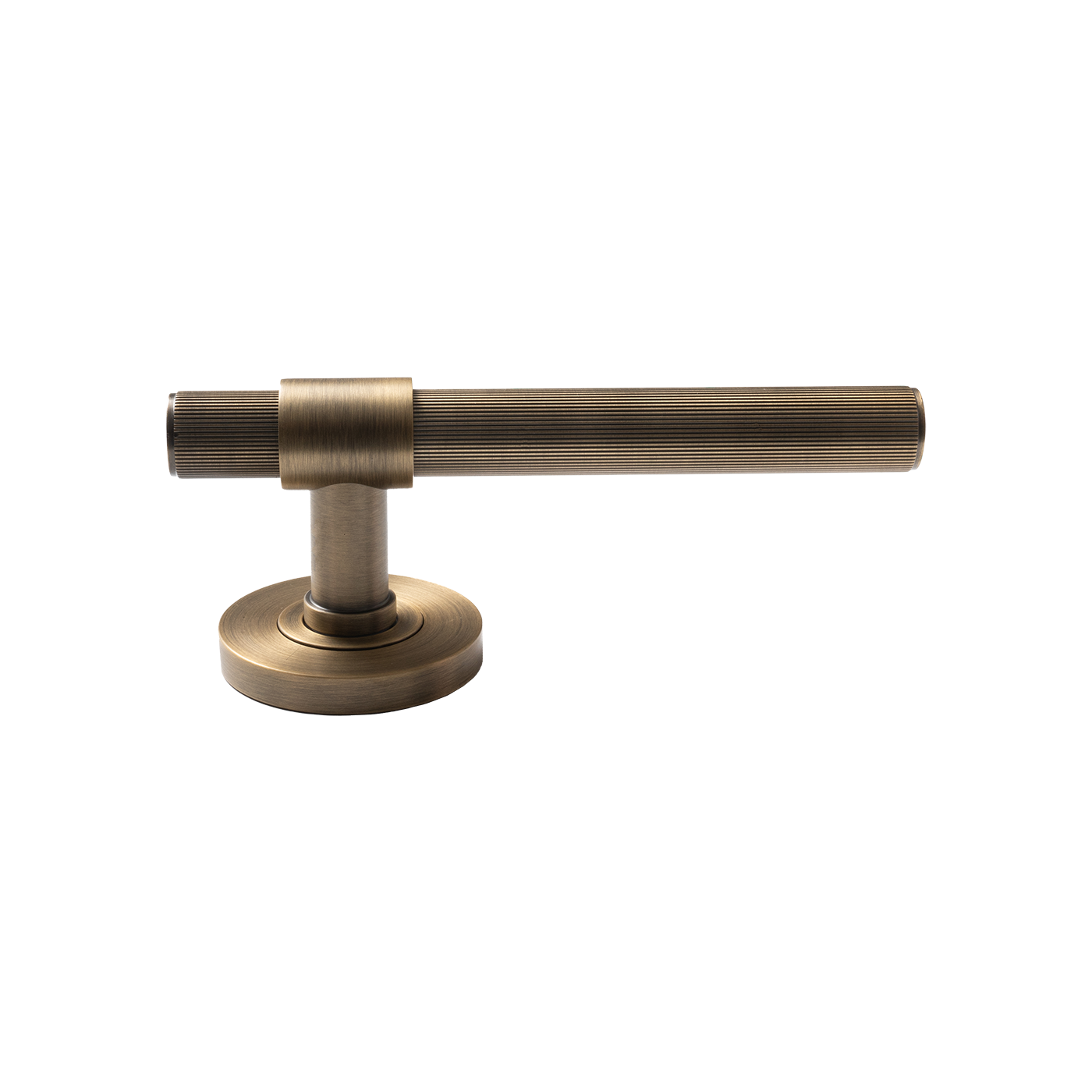 Momo Belgravia Solid Brass Lined Mortice Lock Privacy Lever Set In Dark Brushed Brass (2)