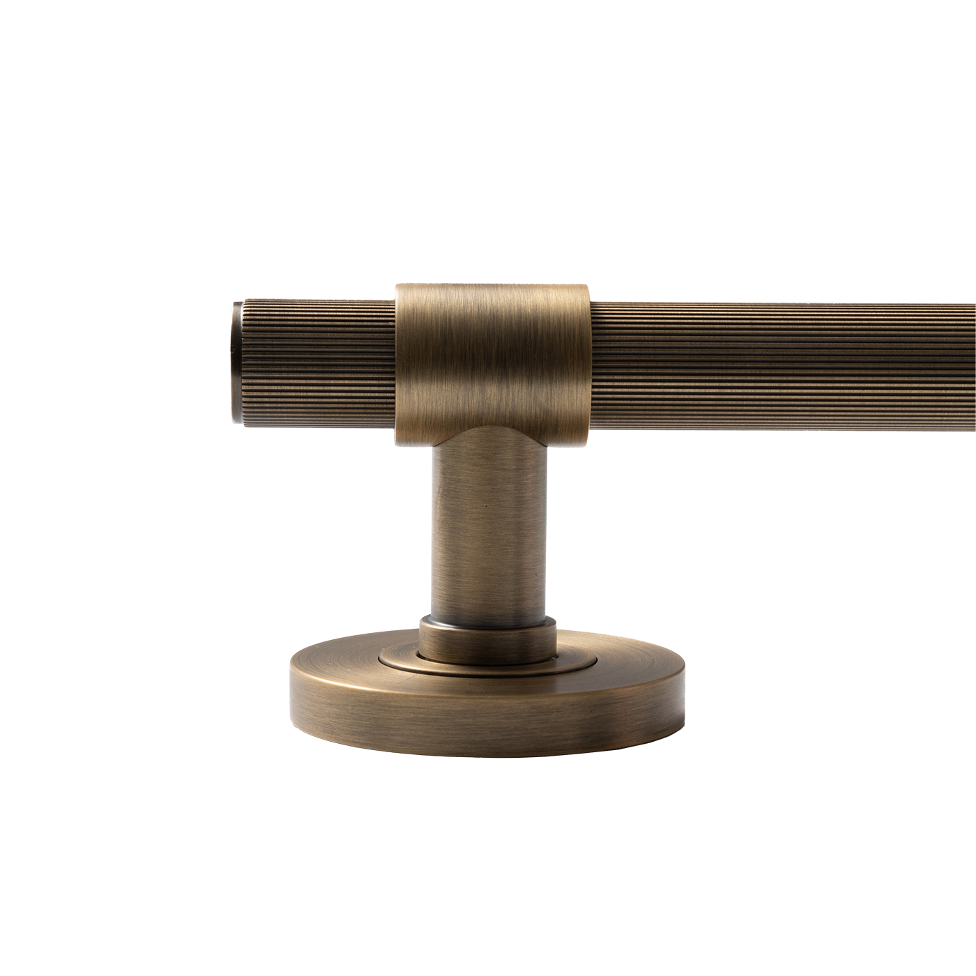 Momo Belgravia Solid Brass Lined Tubular Latch Passage Lever Set In Dark Brushed Brass (3)