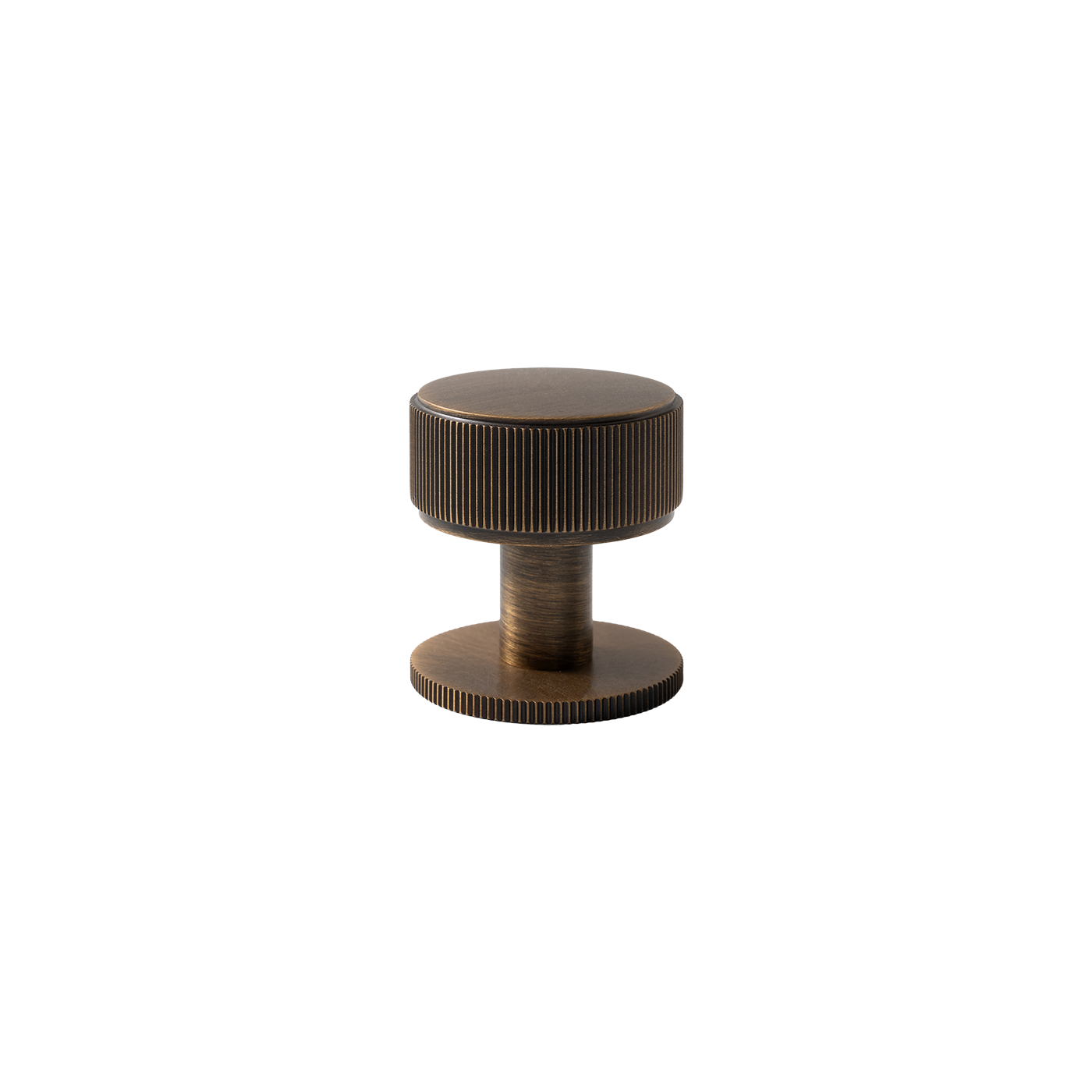 Momo Belgravia Lined Round Knob Solid Brass 35mm in Bronze