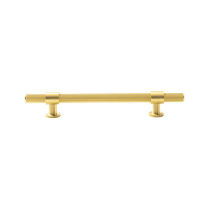 Momo Belgravia Lined Bar Pull Solid Brass 160mm in Brushed Satin Brass (1)