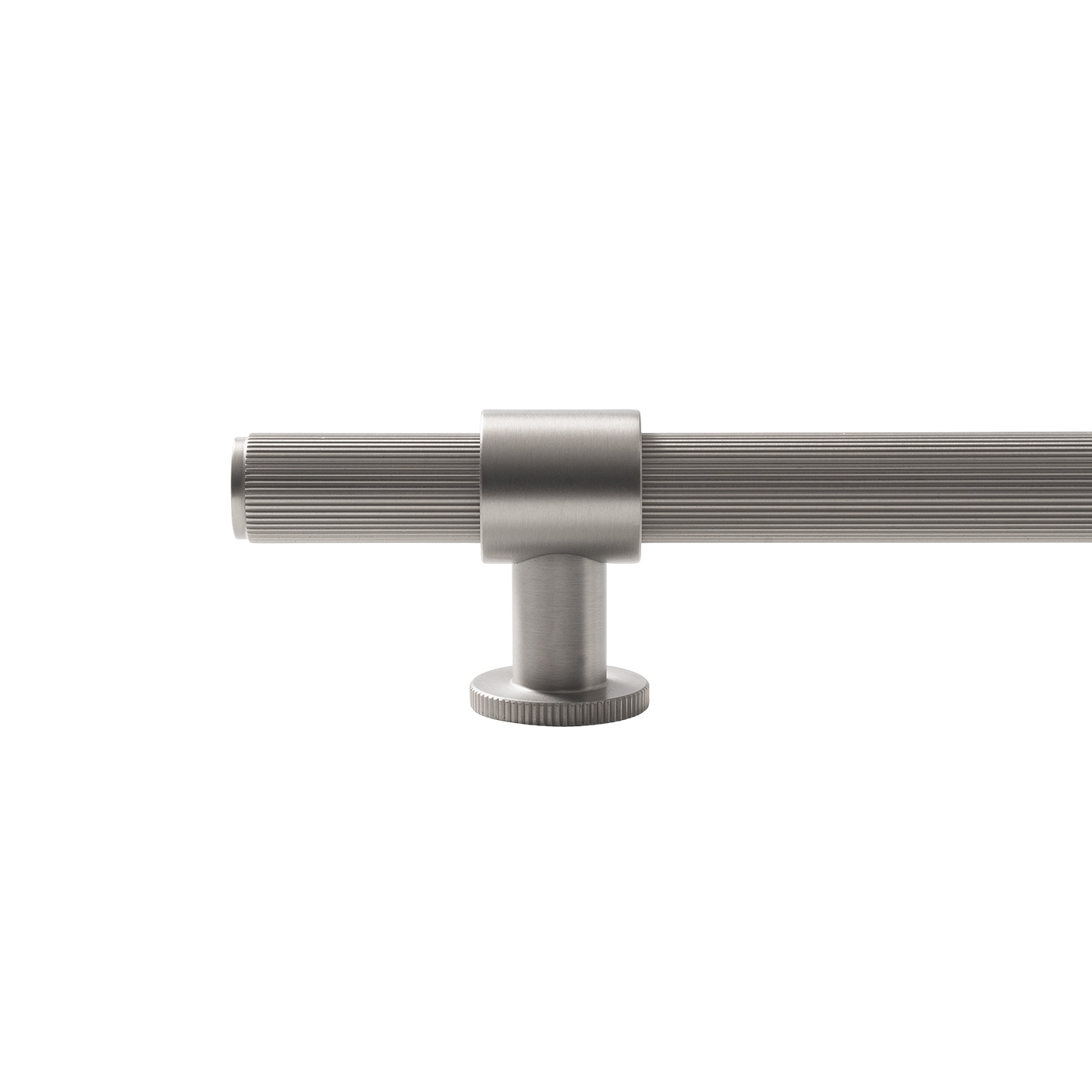 Momo Belgravia Lined Bar Pull Solid Brass 160mm in Dull Brushed Nickel (1)