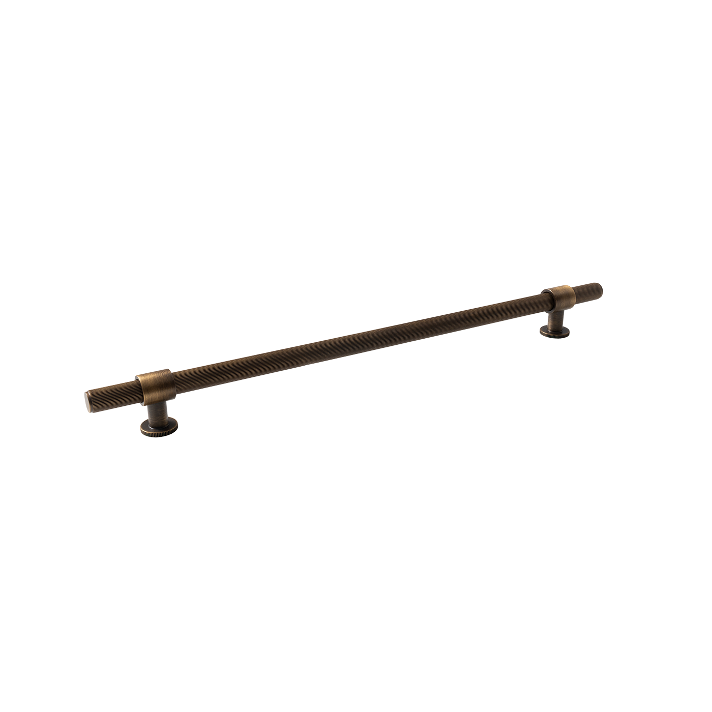 Momo Belgravia Lined Bar Pull Solid Brass 320mm in Bronze