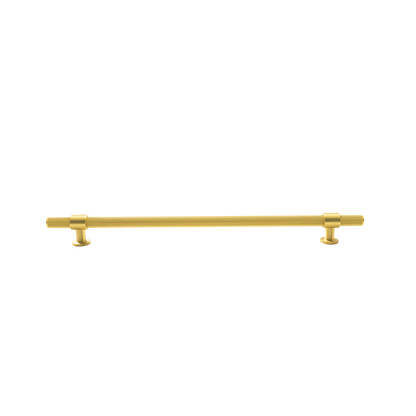Momo Belgravia Lined Bar Pull Solid Brass 320mm in Brushed Satin Brass (1)