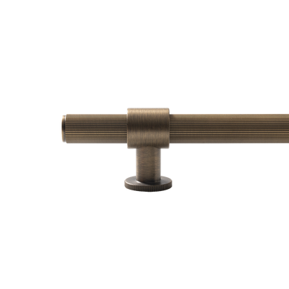 Momo Belgravia Lined Bar Pull Solid Brass 320mm in Dark Brushed Brass (2)