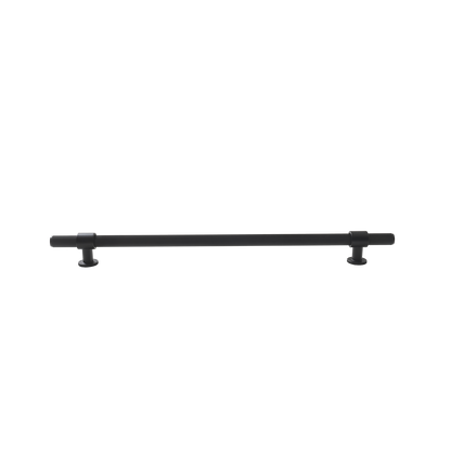 Momo Belgravia Lined Bar Pull Solid Brass 320mm in Matt Black (1)