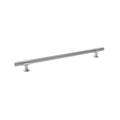 Momo Belgravia Lined Appliance Pull Solid Brass 416mm in Dull Brushed Nickel