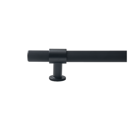 Momo Belgravia Lined Appliance Pull Solid Brass 416mm in Matt Black (2)