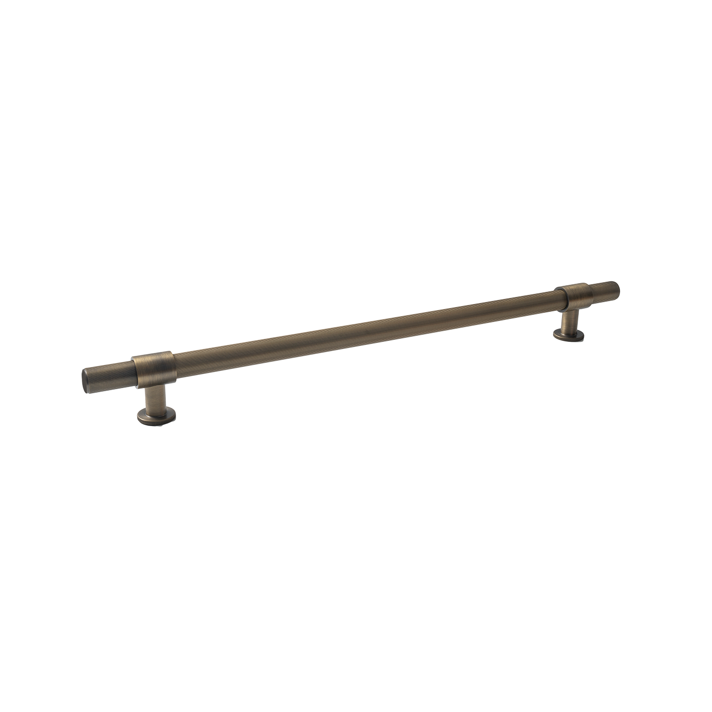 Momo Belgravia Lined Solid Brass Entrance Pull Handle In Dark Brushed Brass