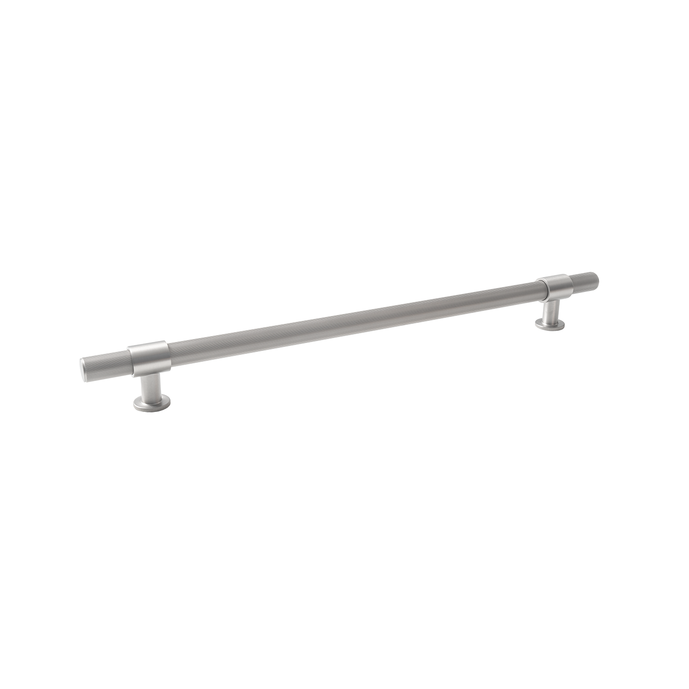 Momo Belgravia Lined Solid Brass Entrance Pull Handle In Dull Brushed Nickel
