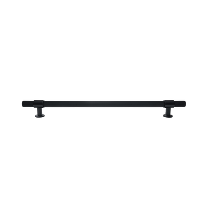 Momo Belgravia Lined Solid Brass Entrance Pull Handle In Matt Black (1)