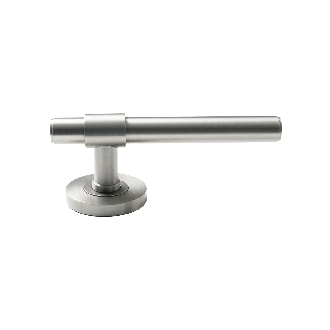 Momo Belgravia Plain Solid Brass Mortice Lock Passage Lever Set In Dull Brushed Nickel (2)