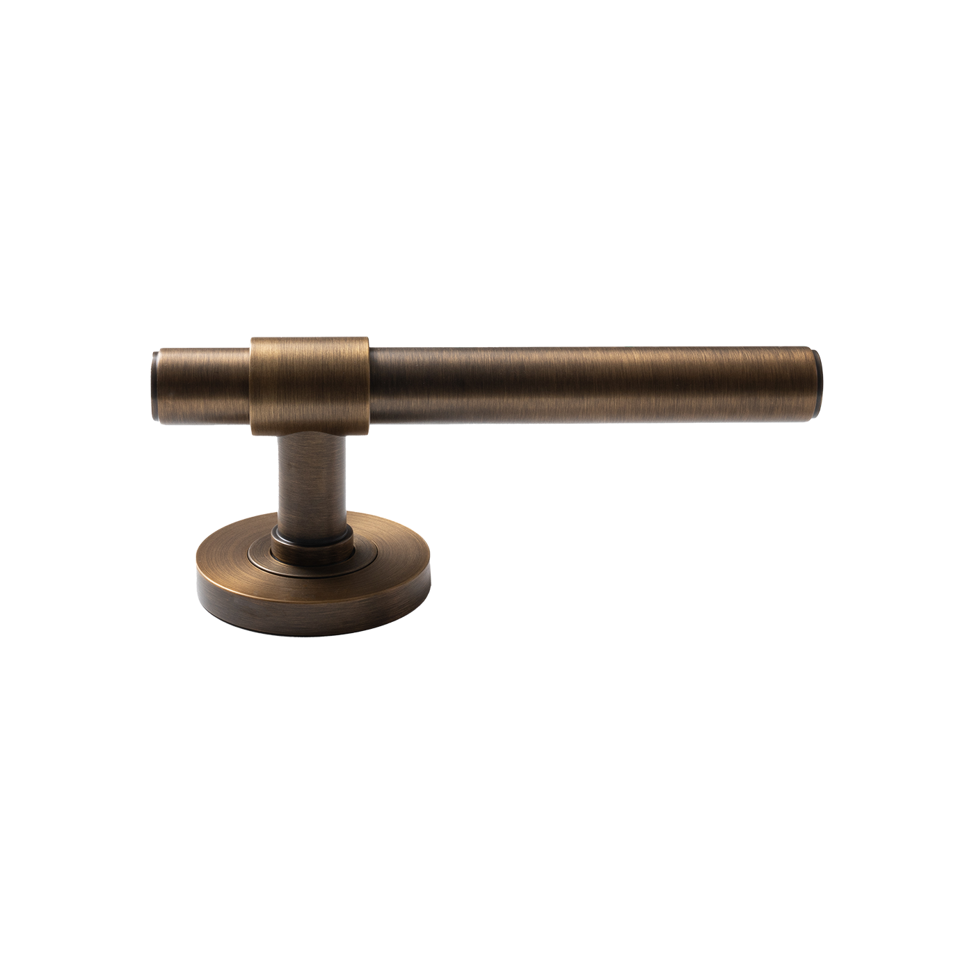 Momo Belgravia Plain Solid Brass Lever Entrance Set In Bronze (2)