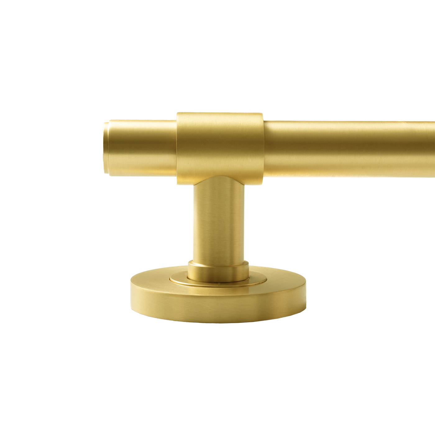 Momo Belgravia Plain Solid Brass Tubular Latch Privacy Lever Set In Brushed Satin Brass (3)
