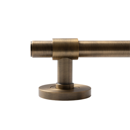 Momo Belgravia Plain Lever Handle Set Dark Brushed Brass (3)
